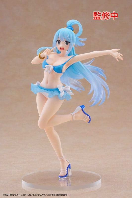 KonoSuba: God's Blessing on This Wonderful World! 3 Coreful PVC Statue Aqua Swimwear Ver. 18 cm - Smalltinytoystore