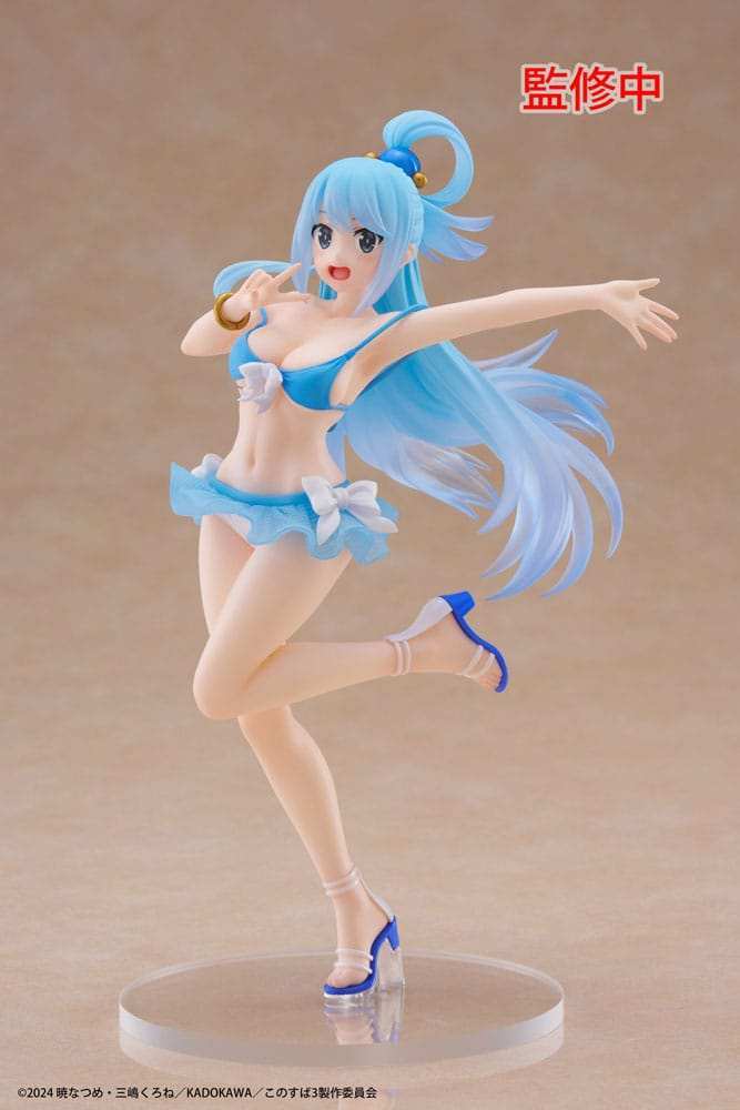 KonoSuba: God's Blessing on This Wonderful World! 3 Coreful PVC Statue Aqua Swimwear Ver. 18 cm - Smalltinytoystore