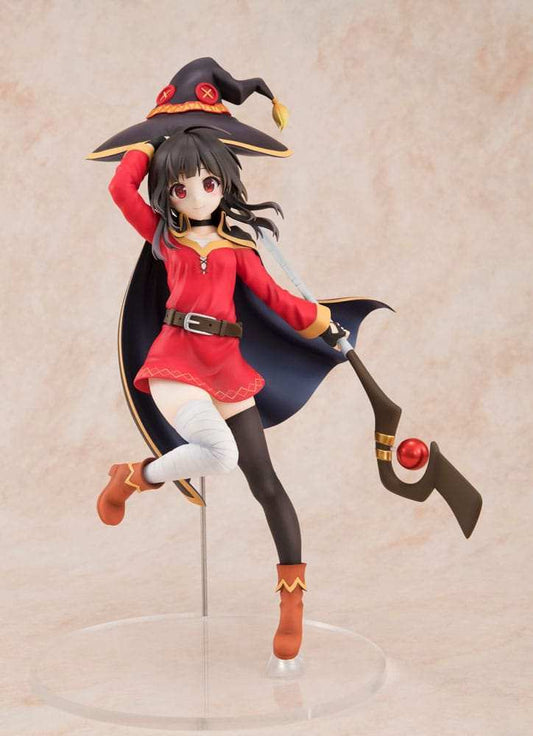 Konosuba God's blessing on this wonderful world! PVC Statue 1/7 Megumin: Sneaker Bunko 30th Anniversary Ver. (re-run) 19 cm - Smalltinytoystore