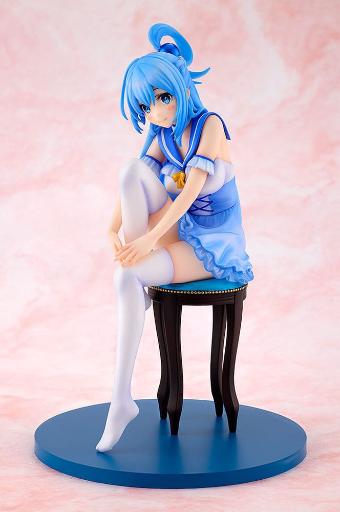 Konosuba God's blessing on this wonderful world! PVC Statue Aqua: Light Novel 10th Anniversary Ver. 15 cm - Smalltinytoystore