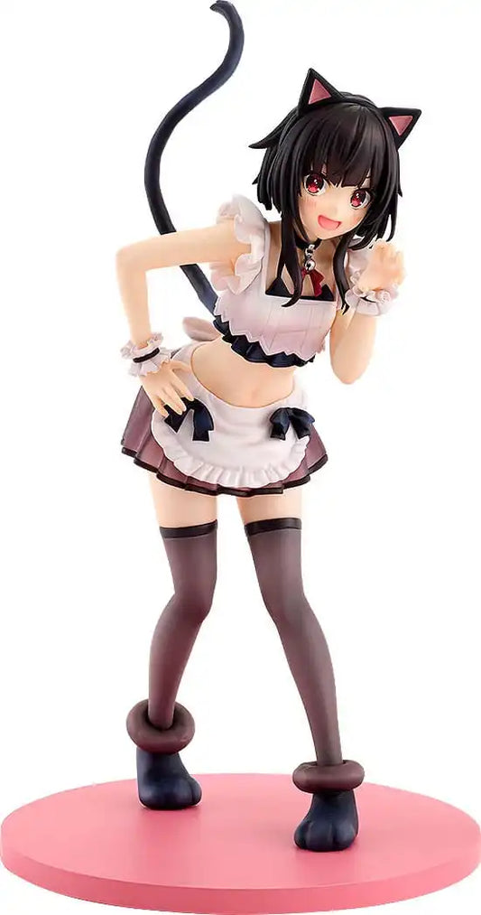 Konosuba God's blessing on this wonderful world! PVC Statue Megumin: Light Novel Catgirl Maid Ver. 16 cm - Smalltinytoystore