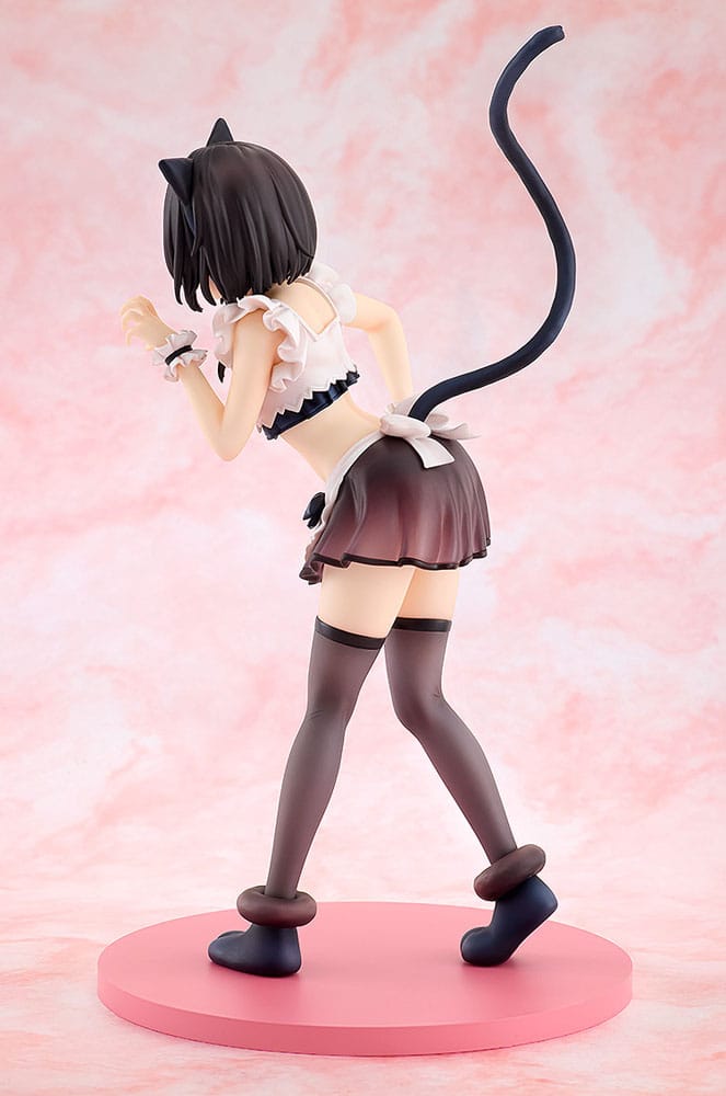 Konosuba God's blessing on this wonderful world! PVC Statue Megumin: Light Novel Catgirl Maid Ver. 16 cm - Smalltinytoystore