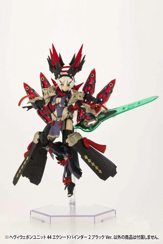 Kotobukiya M.S.G. Model Kit Zubehör-Set Heavy Weapon Unit 44 Exceed Binder 2 Black Ver. - Smalltinytoystore
