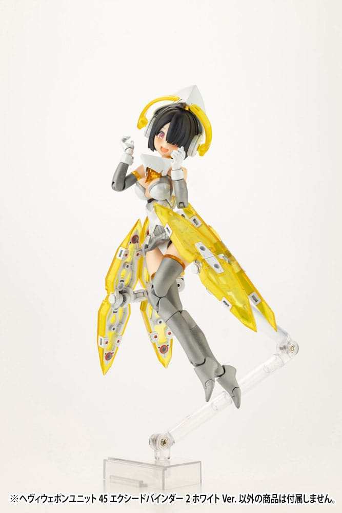 Kotobukiya M.S.G. Model Kit Zubehör-Set Heavy Weapon Unit 45 Exceed Binder 2 White Ver. - Smalltinytoystore