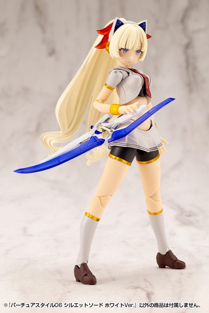 Kotobukiya M.S.G. Model Kit Zubehör-Set Virtuous Style 06 Silhouette Sword White Ver. - Smalltinytoystore