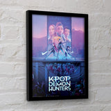 KPop Demon Hunters Collector Print Poster im Rahmen Movie Key Art - Smalltinytoystore