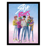 KPop Demon Hunters Collector Print Poster im Rahmen Saja Boys - Smalltinytoystore
