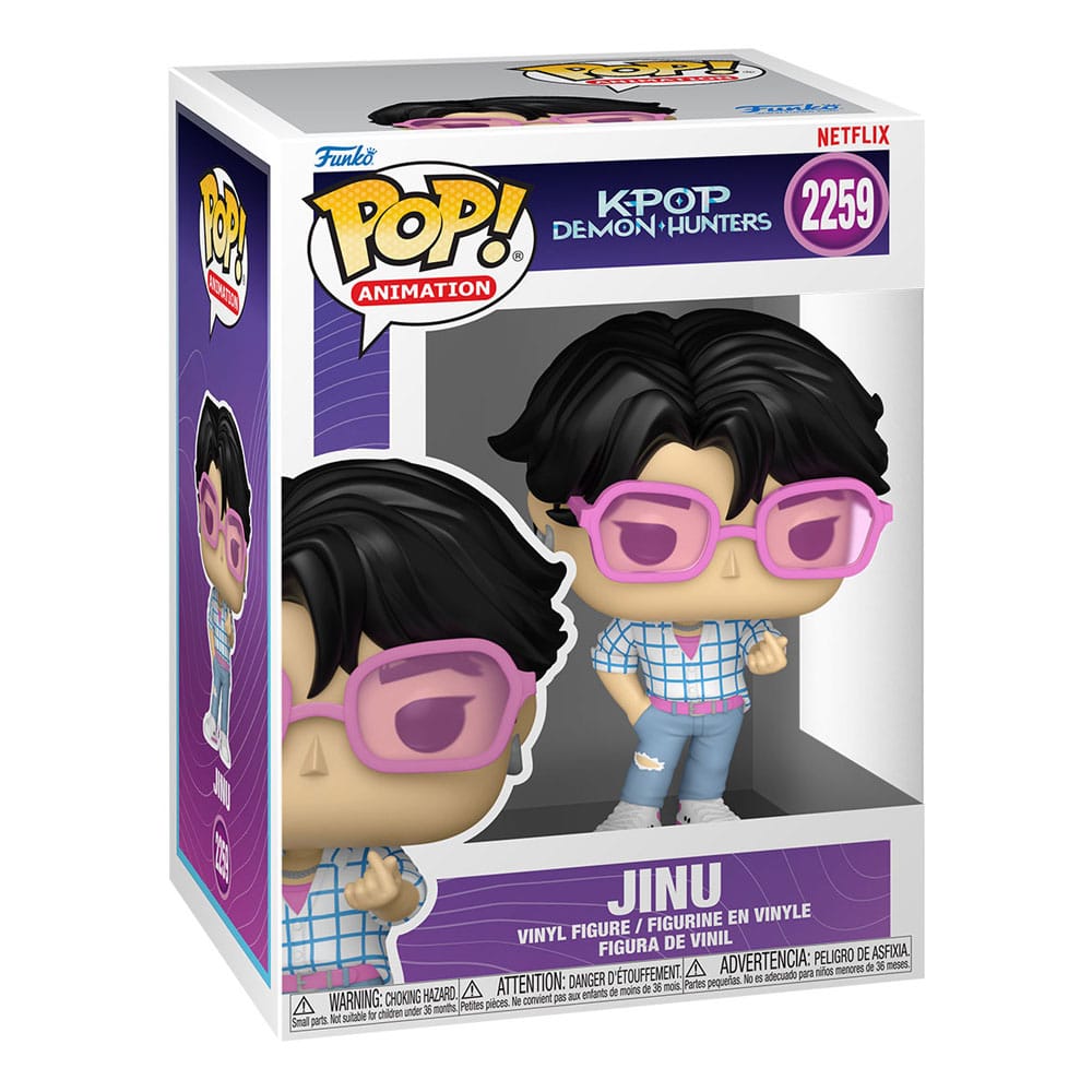 KPop Demon Hunters POP! Animation Vinyl Figuren Jinu w/Chase 9 cm Sortiment (6) - Smalltinytoystore