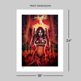 La Muerta Kunstdruck Día De Los Muertos 61 x 46 cm - ungerahmt - Smalltinytoystore