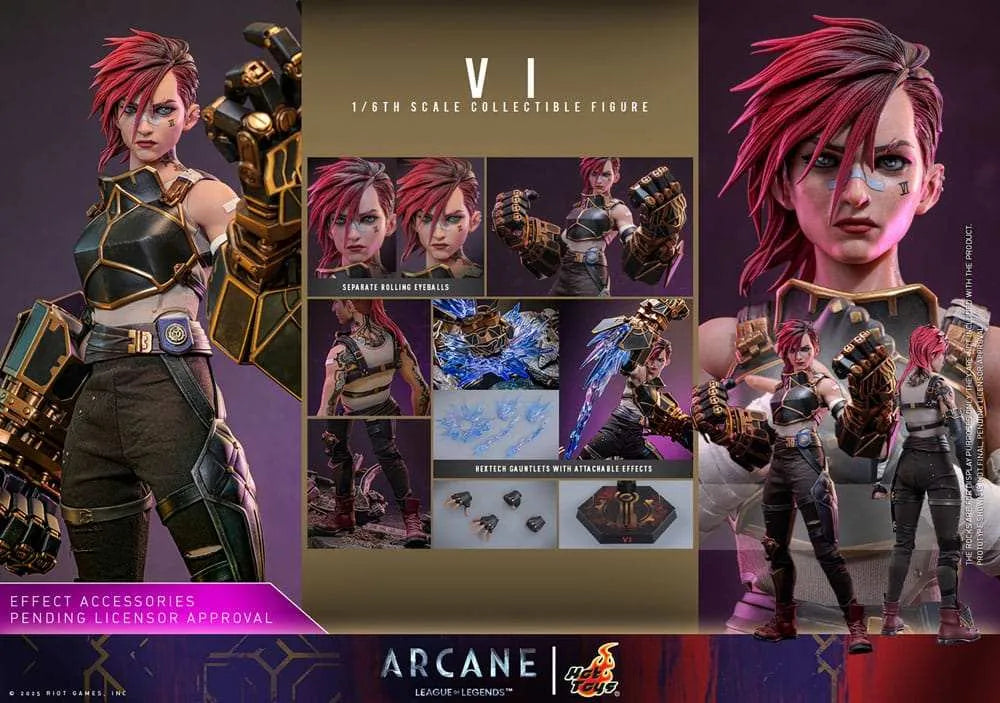 League of Legends Arcane Actionfigur 1/6 Vi 28 cm HOT TOYS - Smalltinytoystore