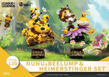 League of Legends D-Stage PVC Dioramen Set Nunu & Beelump & Heimerstinger 16 cm - Smalltinytoystore