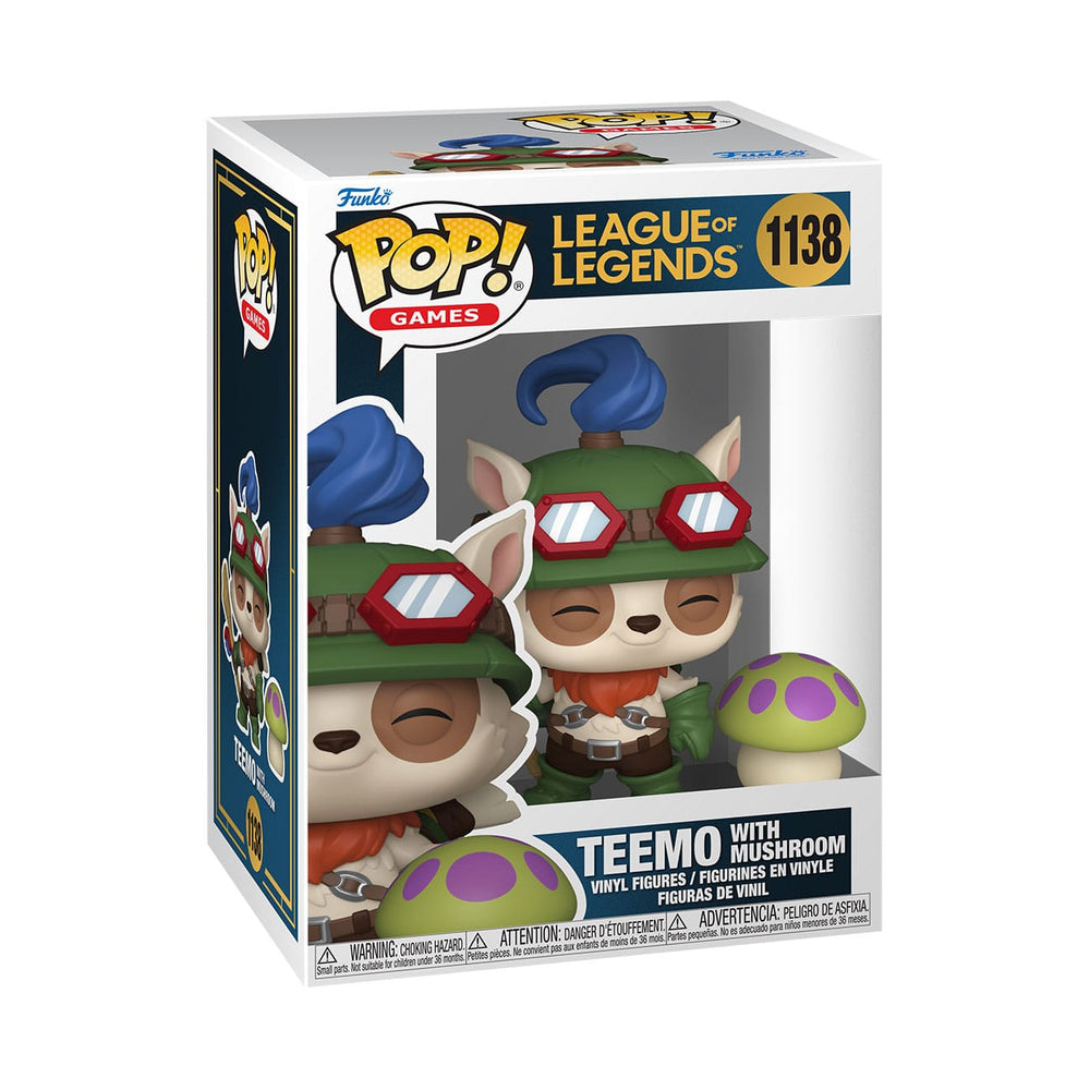 League of Legends POP!&Buddy Vinyl Figur Teemo w/Shroom 9 cm - Smalltinytoystore