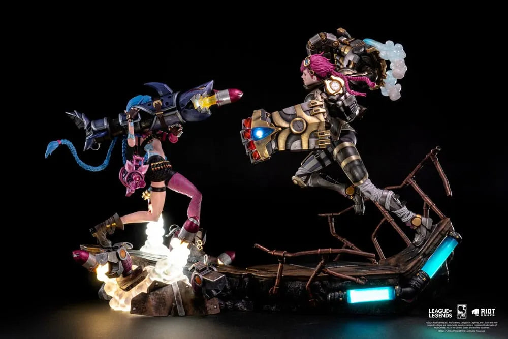 League of Legends Statuen 1/6 2er-Pack Vi & Jinx - Smalltinytoystore