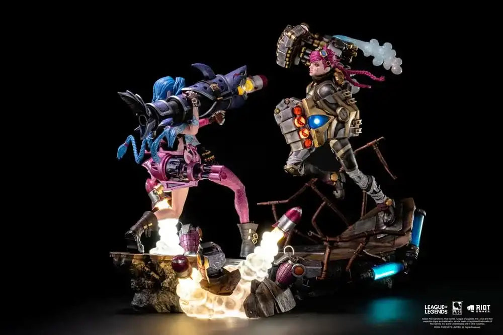 League of Legends Statuen 1/6 2er-Pack Vi & Jinx - Smalltinytoystore