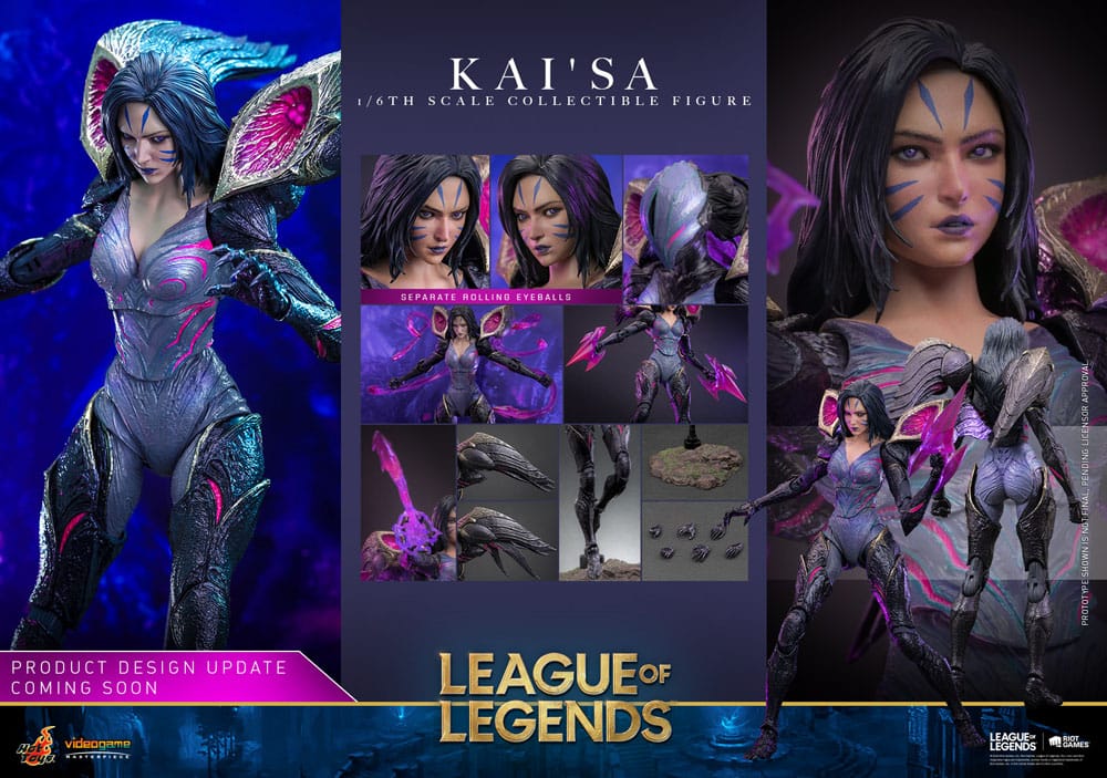 League of Legends Video Game Masterpiece Actionfigur 1/6 Kai'Sa 29 cm HOT TOYS - Smalltinytoystore