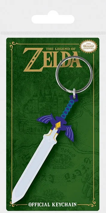 Legend of Zelda Gummi-Schlüsselanhänger Master Sword 6 cm - Smalltinytoystore