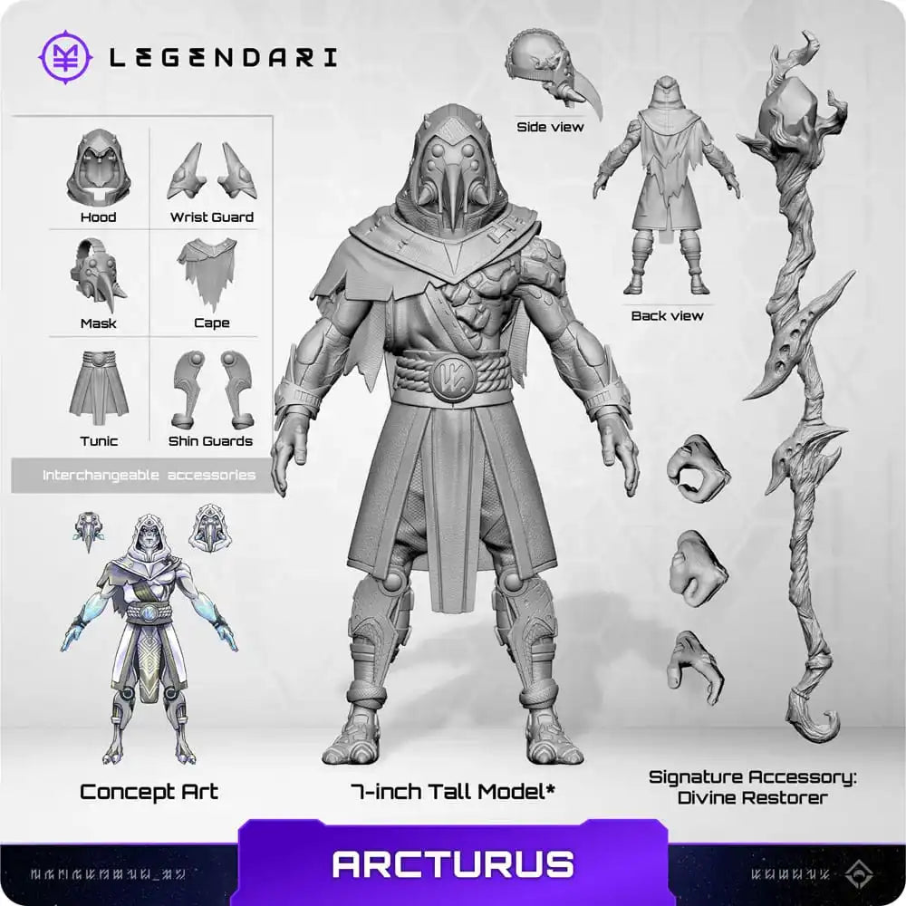 Legendari Actionfigur 1/10 Arcturus 18 cm - Smalltinytoystore