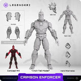 Legendari Actionfigur 1/10 Crimson Enforcer 18 cm - Smalltinytoystore