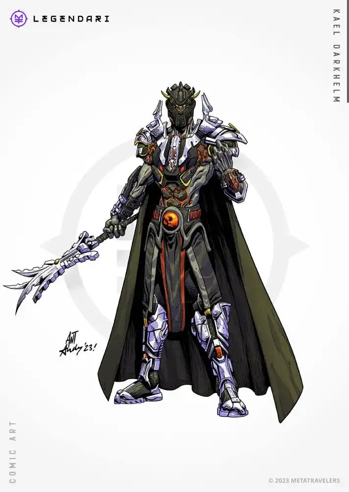 Legendari Actionfigur 1/10 Kael Darkhelm 18 cm - Smalltinytoystore