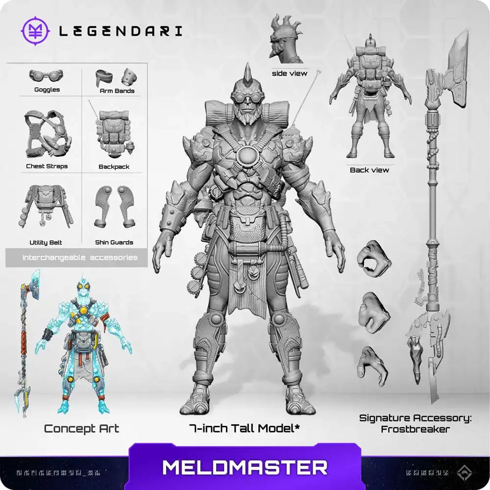 Legendari Actionfigur 1/10 Meld Master 18 cm - Smalltinytoystore
