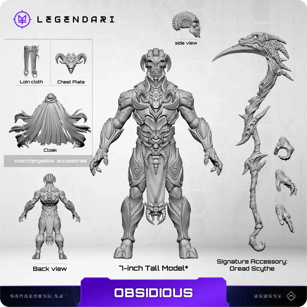 Legendari Actionfigur 1/10 Obsidious 18 cm - Smalltinytoystore