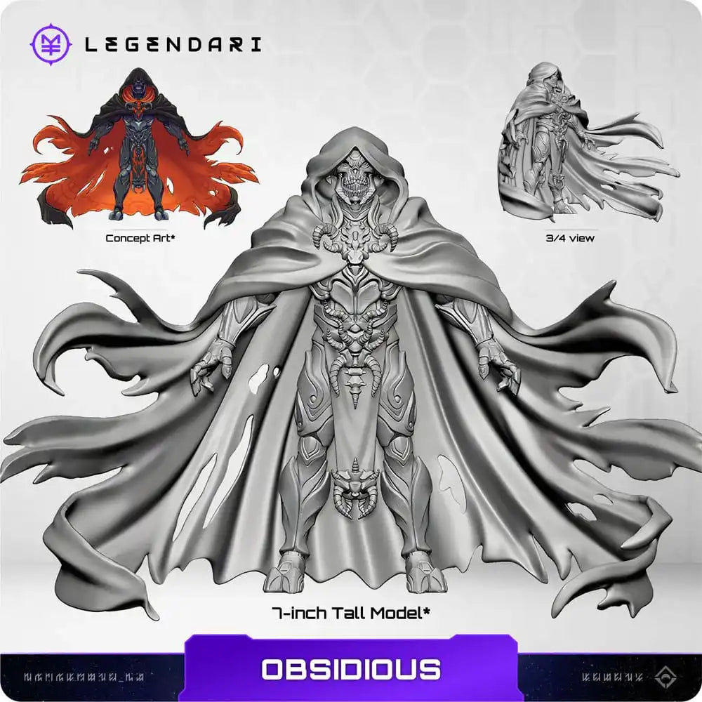 Legendari Actionfigur 1/10 Obsidious 18 cm - Smalltinytoystore