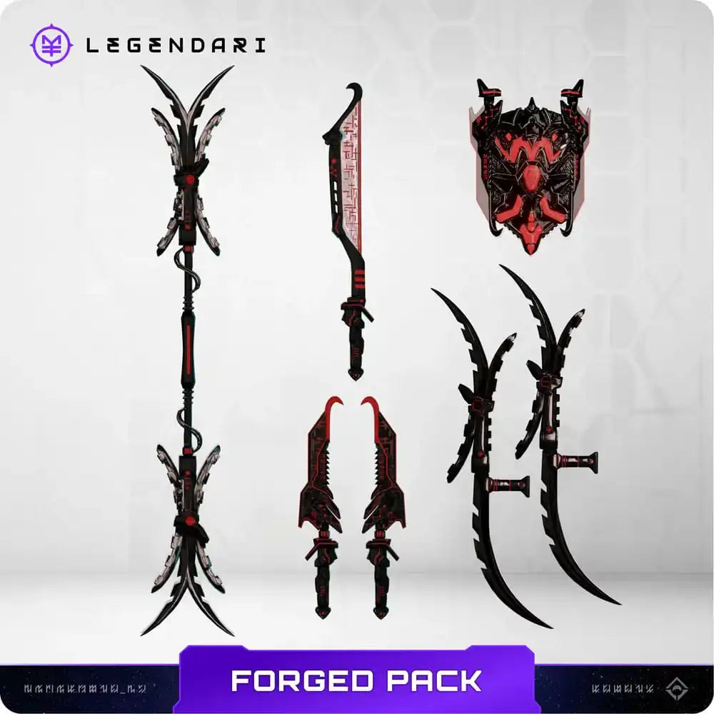 Legendari Zubehör-Set Forged Weapons Pack - Smalltinytoystore