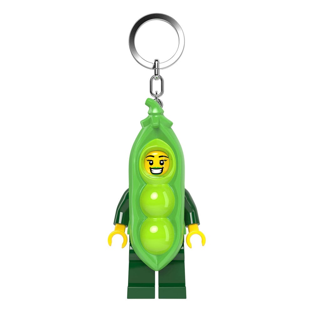 LEGO Minifigures Schlüsselanhänger mit Leuchtfunktion Erbsenschoten-Kostüm-Mädchen 8 cm - Smalltinytoystore
