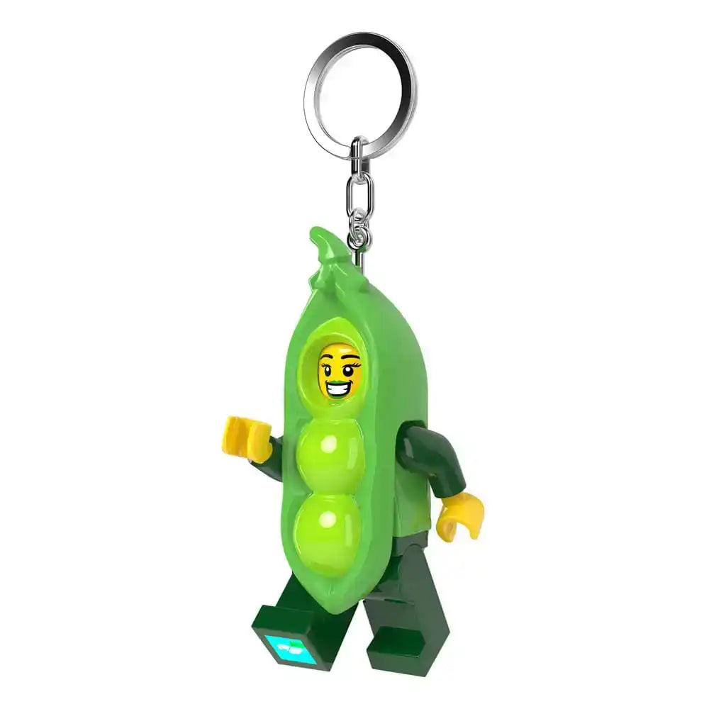 LEGO Minifigures Schlüsselanhänger mit Leuchtfunktion Erbsenschoten-Kostüm-Mädchen 8 cm - Smalltinytoystore