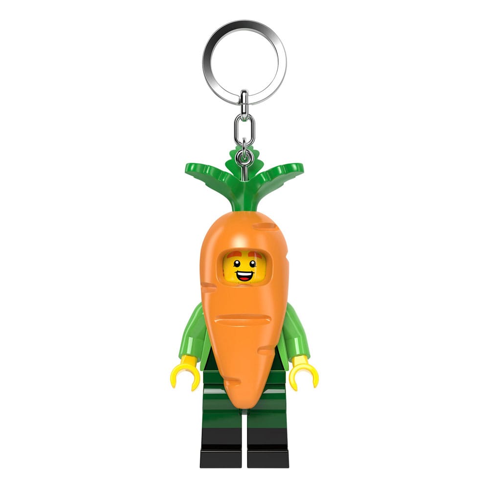 LEGO Minifigures Schlüsselanhänger mit Leuchtfunktion Karotten-Maskottchen 8 cm - Smalltinytoystore