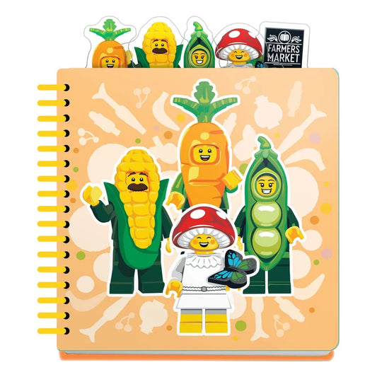 LEGO Minifigures Tab-Notizbuch Bauernmarkt - Smalltinytoystore