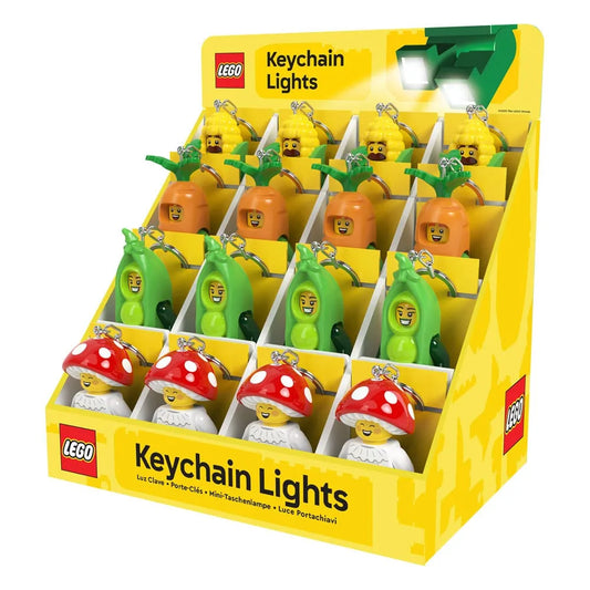 LEGO Minifigures Verkaufsdisplay / Thekendisplay für Schlüsselanhänger mit Leuchtfunktion Bauernmarkt - Smalltinytoystore