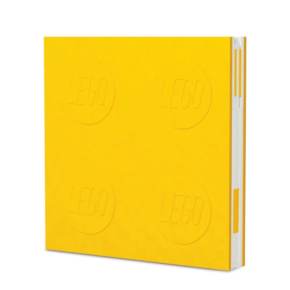 LEGO Notizbuch mit Stift Gelb - Smalltinytoystore