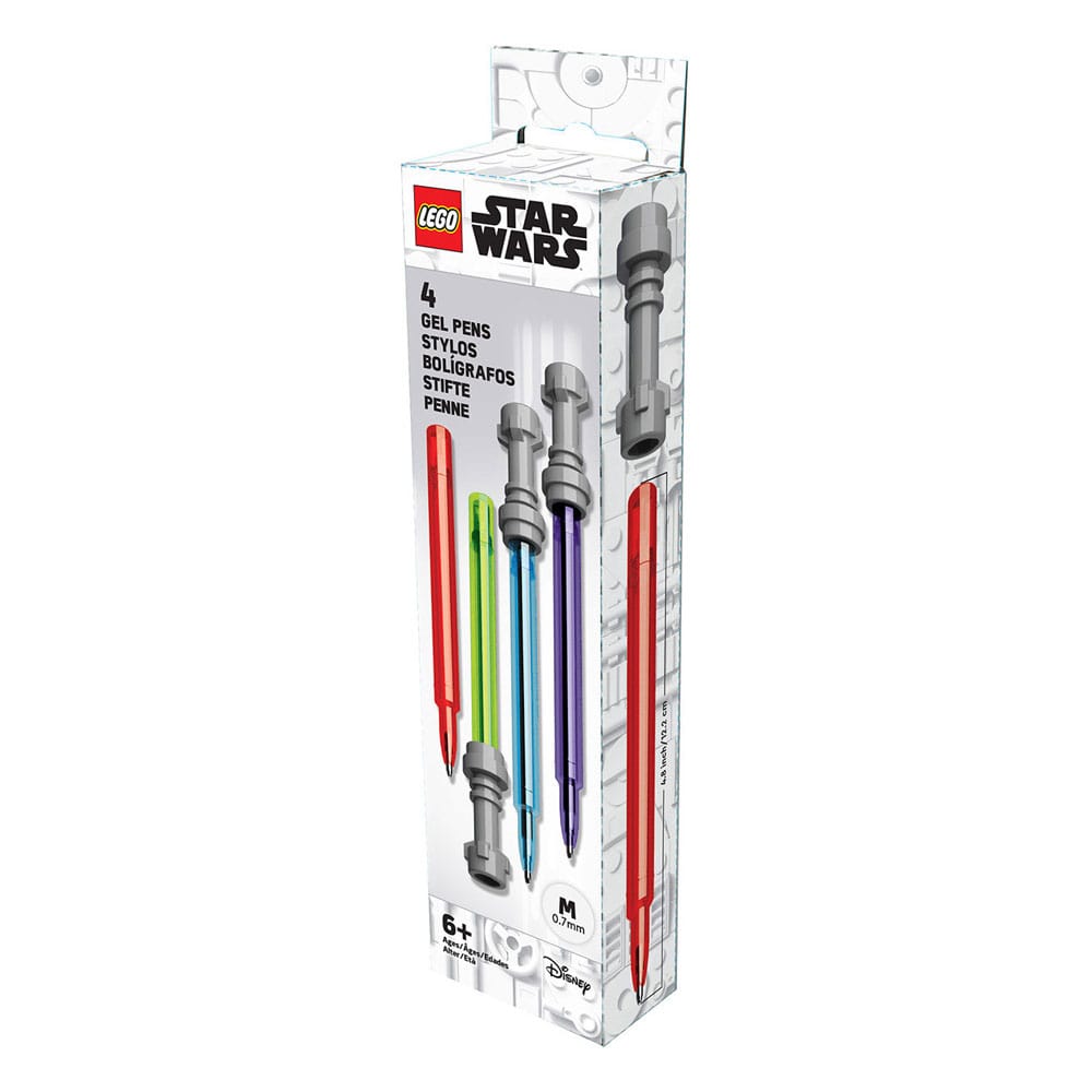 LEGO Star Wars Gelstifte 4-er Pack Lichtschwert - Smalltinytoystore