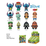 Lilo & Stich 3D PVC-Taschenanhänger Stich Series 2 Display (24) - Smalltinytoystore