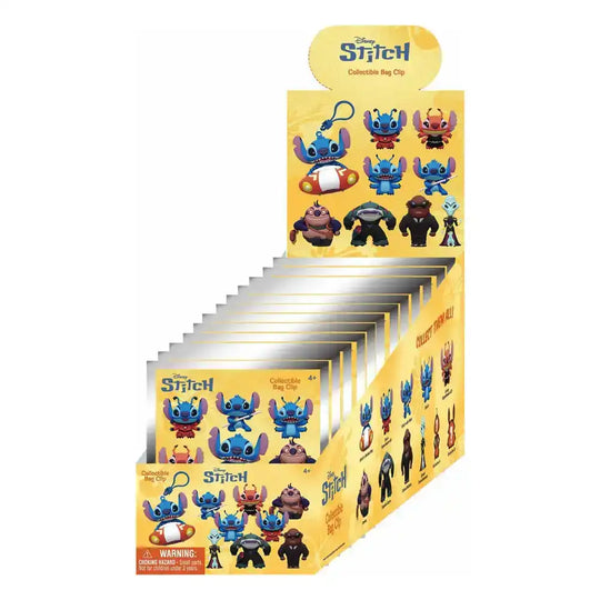 Lilo & Stitch 3D PVC-Taschenanhänger Stitch in Space Display (24)