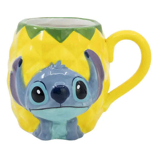 Lilo & Stitch 3D Tasse Stitch Pineapple 414 ml - Smalltinytoystore