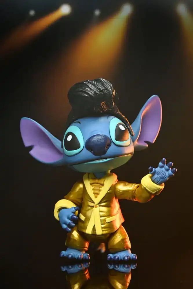 Lilo & Stitch Actionfigur Ultimate Gold Suit Elvis Stitch 18 cm - Smalltinytoystore