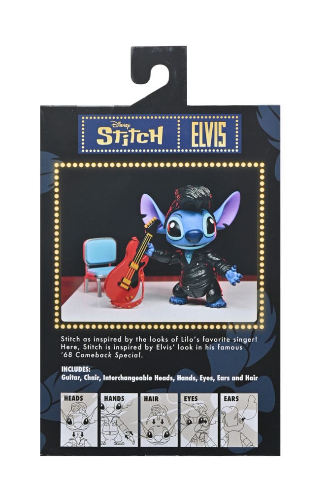 Lilo & Stitch Actionfigur Ultimate Singer Elvis Stitch 7 cm - Smalltinytoystore