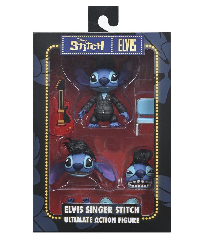 Lilo & Stitch Actionfigur Ultimate Singer Elvis Stitch 7 cm - Smalltinytoystore