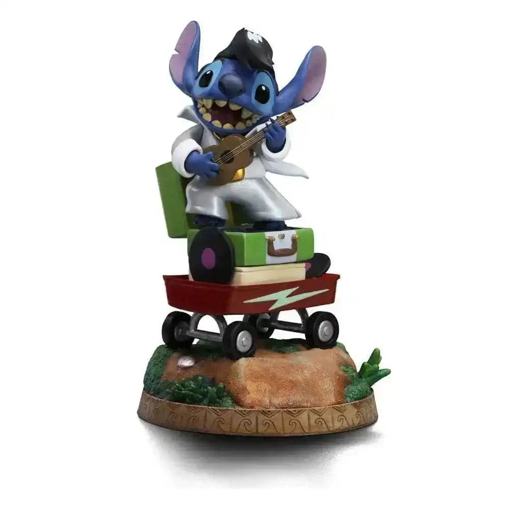 Lilo & Stitch Art Scale Statue 1/10 Stitch King of Rock 17 cm - Smalltinytoystore