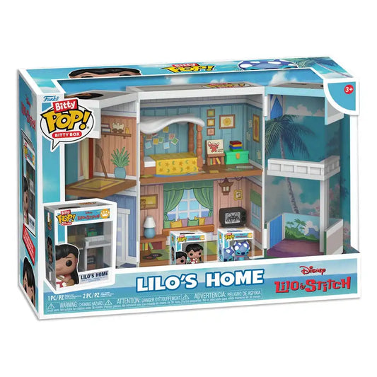 Lilo & Stitch Bitty POP! Boxes Vinyl Figur Lilo's Home - Smalltinytoystore