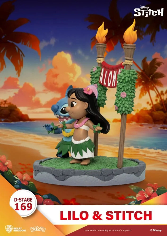 Lilo & Stitch D-Stage PVC Diorama Lilo & Stitch 16 cm - Smalltinytoystore