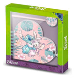Lilo & Stitch Heart Diary & Pen Geschenk-Set Hug Pink