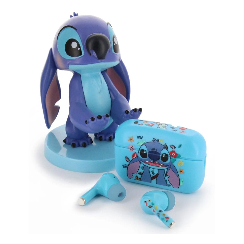 Lilo & Stitch Holdems Mini-Halter & Kabellose Kopfhörer Stitch Design 2 mit TWS Buds Pro 10 cm - Smalltinytoystore
