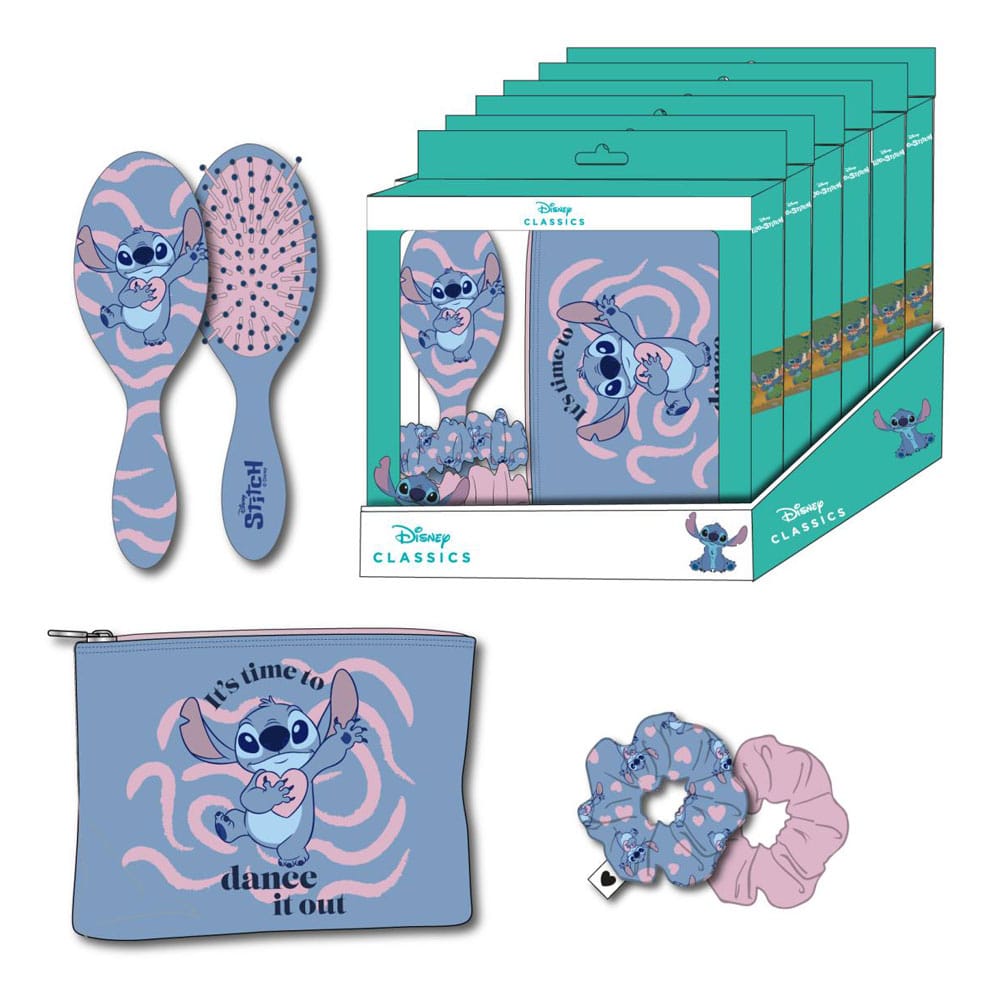 Lilo & Stitch Kosmetiktaschen 3er-Pack Stitch with Heart - Beschädigte Verpackung - Smalltinytoystore