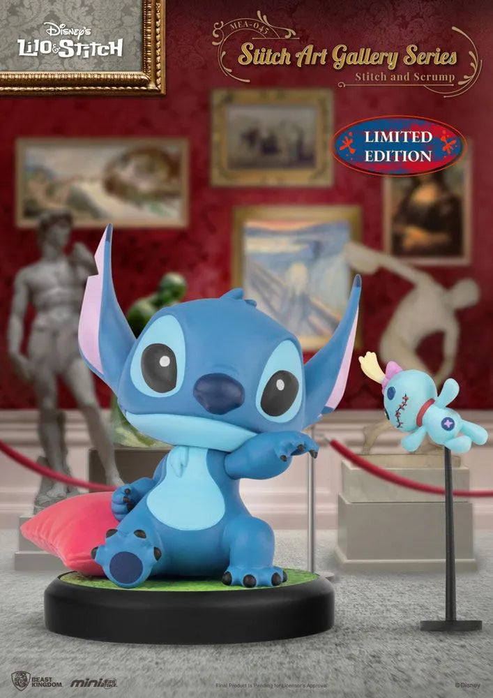 Lilo & Stitch Mini Egg Attack Figur Stitch Art Gallery Series Stitch and Scrum 8 cm - Smalltinytoystore