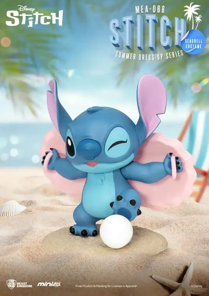 Lilo & Stitch Mini Egg Attack Figuren Stitch summer dress up Series 8 cm Sortiment (6) - Smalltinytoystore