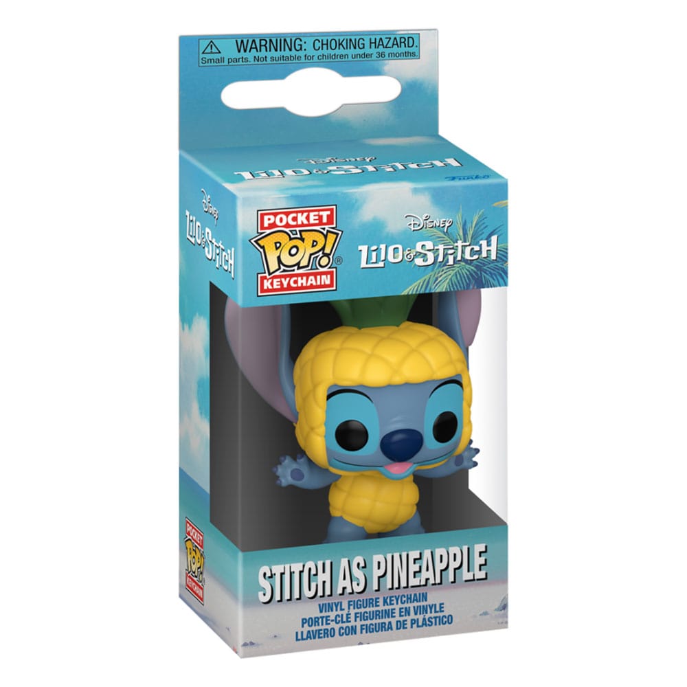 Lilo & Stitch Pocket POP! Vinyl Schlüsselanhänger 4 cm Stitch as Pineapple Display (12) - Smalltinytoystore