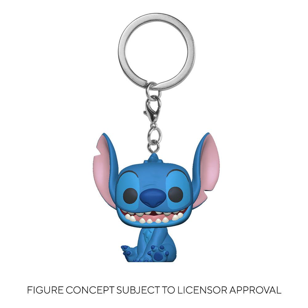 Lilo & Stitch Pocket POP! Vinyl Schlüsselanhänger 4 cm Stitch Display (12) - Smalltinytoystore